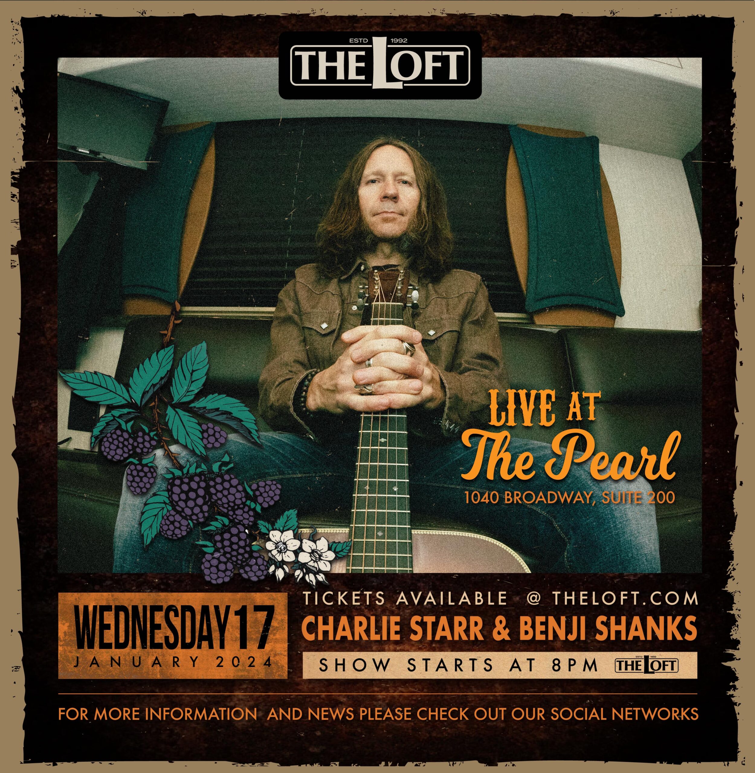 Starr Power – Blackberry Smoke front man Charlie Starr comes to Columbus  for intimate acoustic show January 17th – The LocaL Magazine